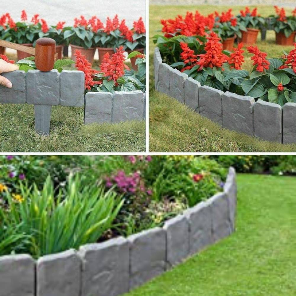 Plastic Stone Garden Edging: image 4
