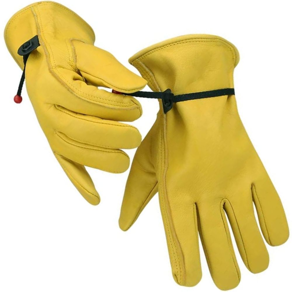 Leather Gardening Gloves: l-large: image 5