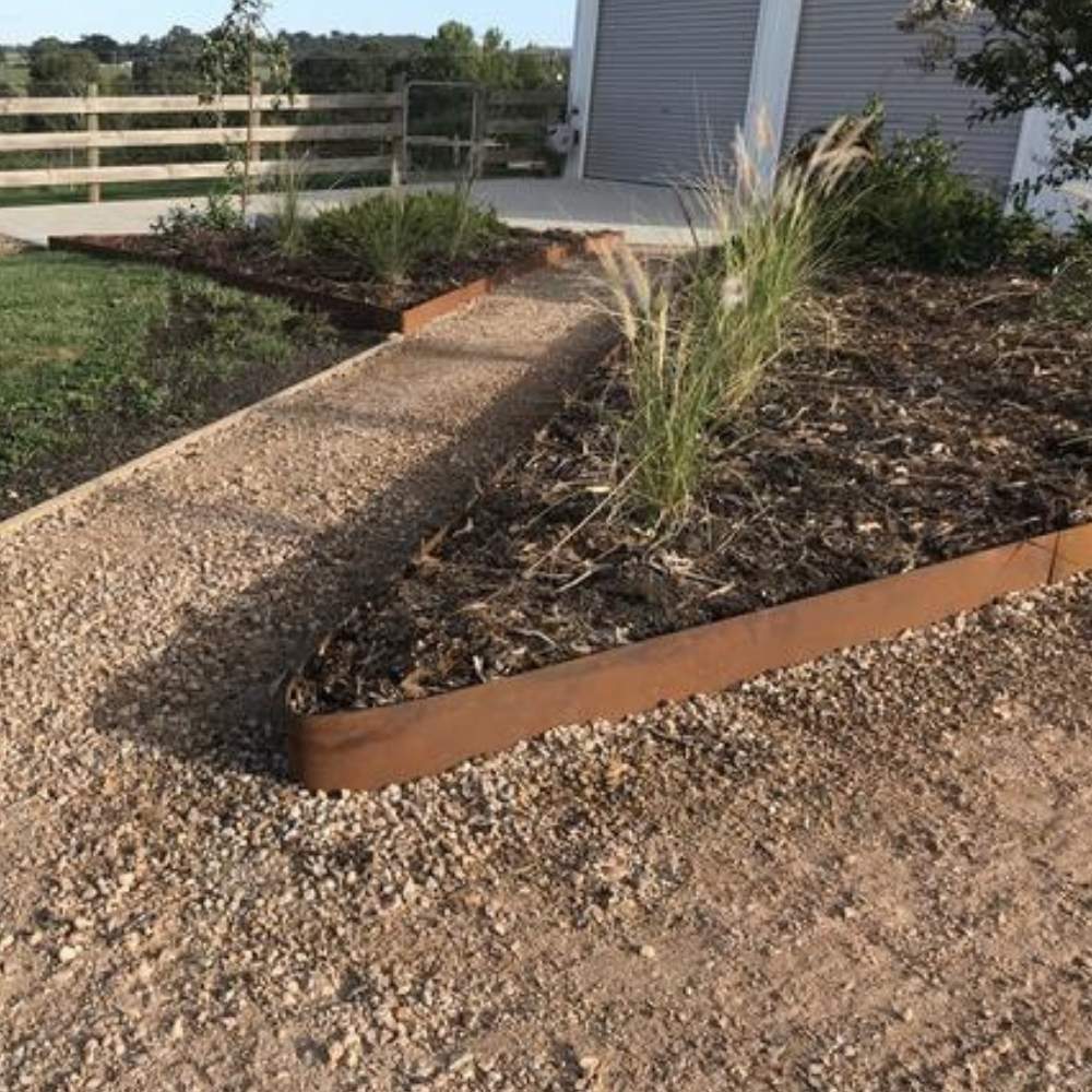 Weathered Steel Garden Edge: 150mm Face Height (per m): image 11