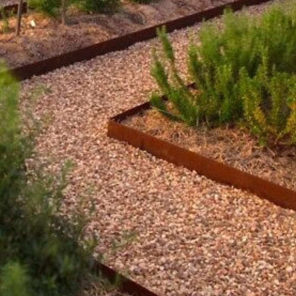 Corten Steel Garden Edge: 150mm Face Height (per m): image 11