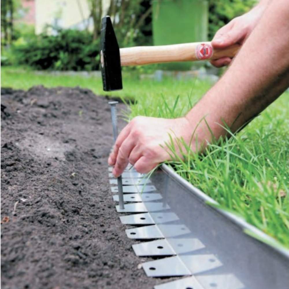 Stainless Steel Garden Edge: 100mm Face Height (per m): image 2