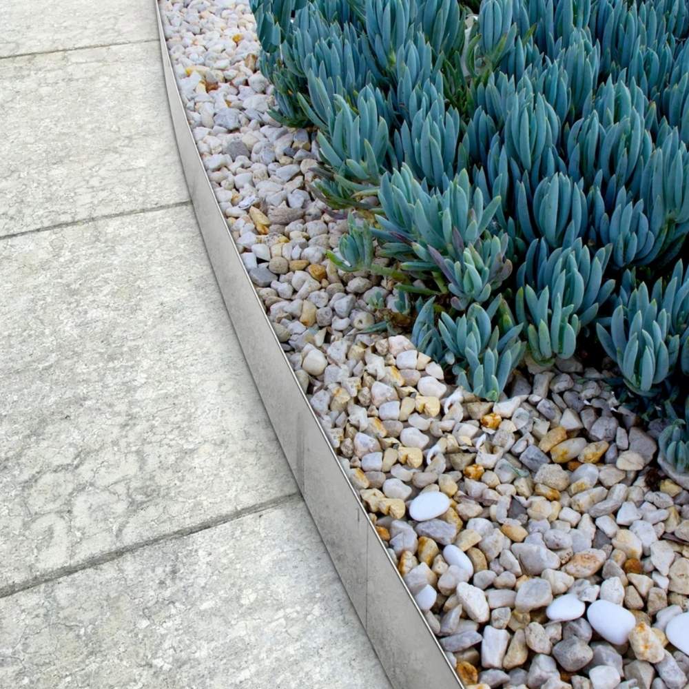 Stainless Steel Garden Edge: 100mm Face Height (per m): image 5