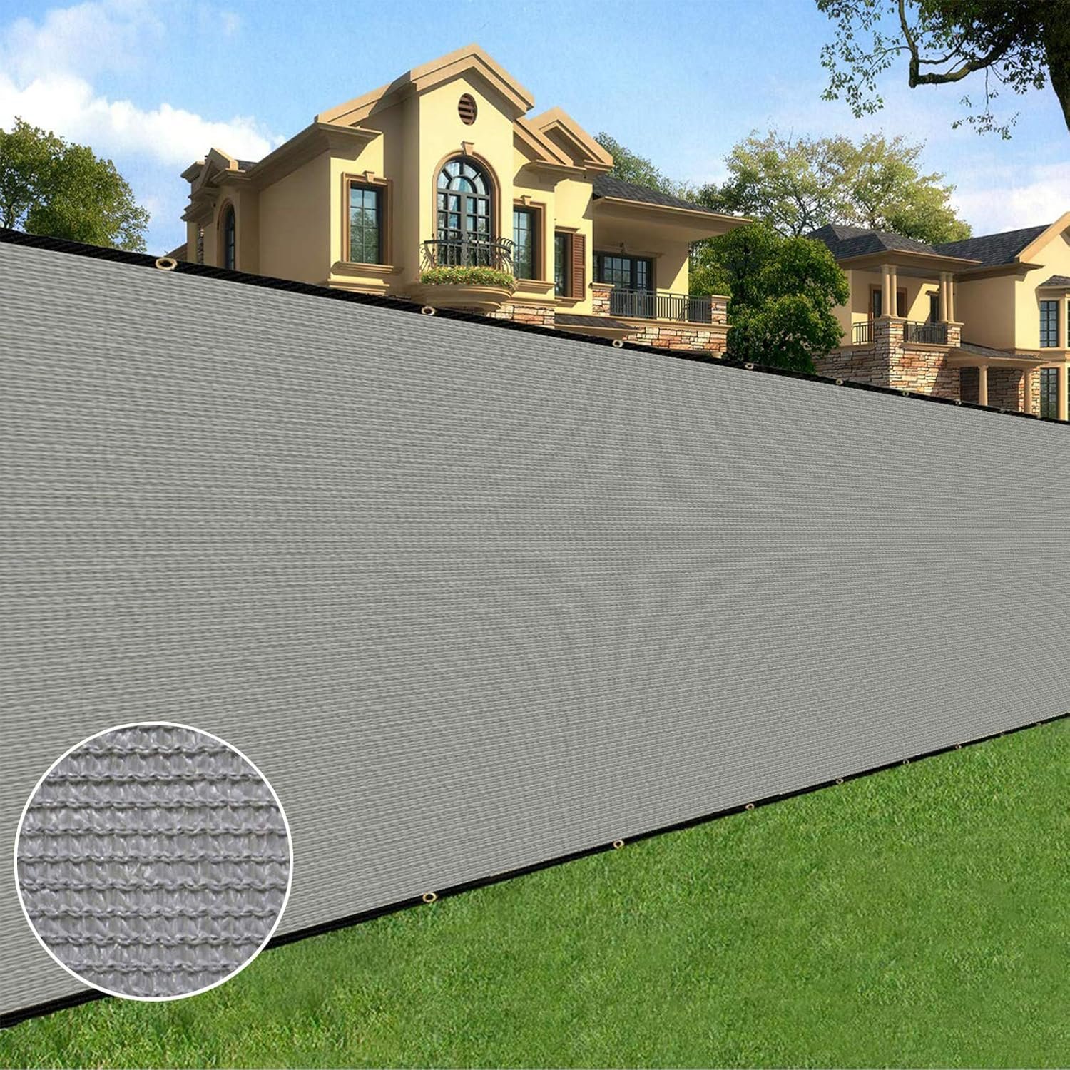Fence Screen: Grey: image 1