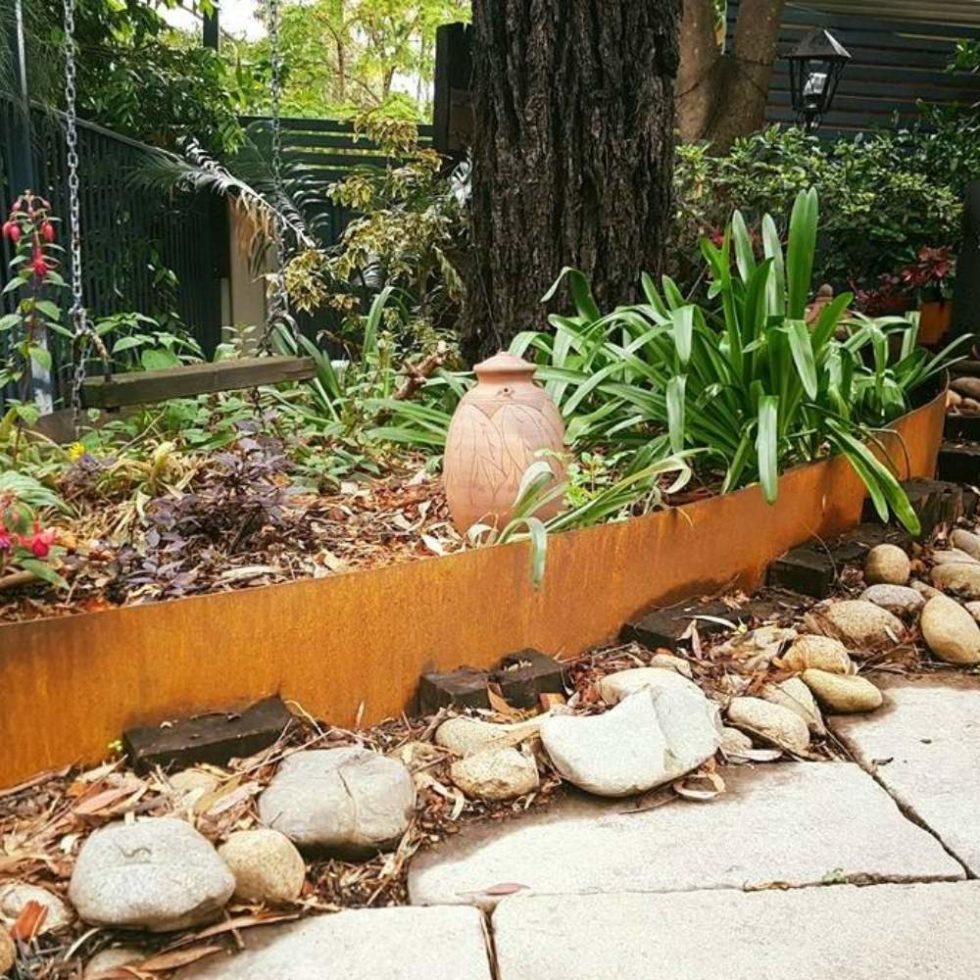* Corten Steel Garden Edge | Rusted Garden Edging - Buy Online